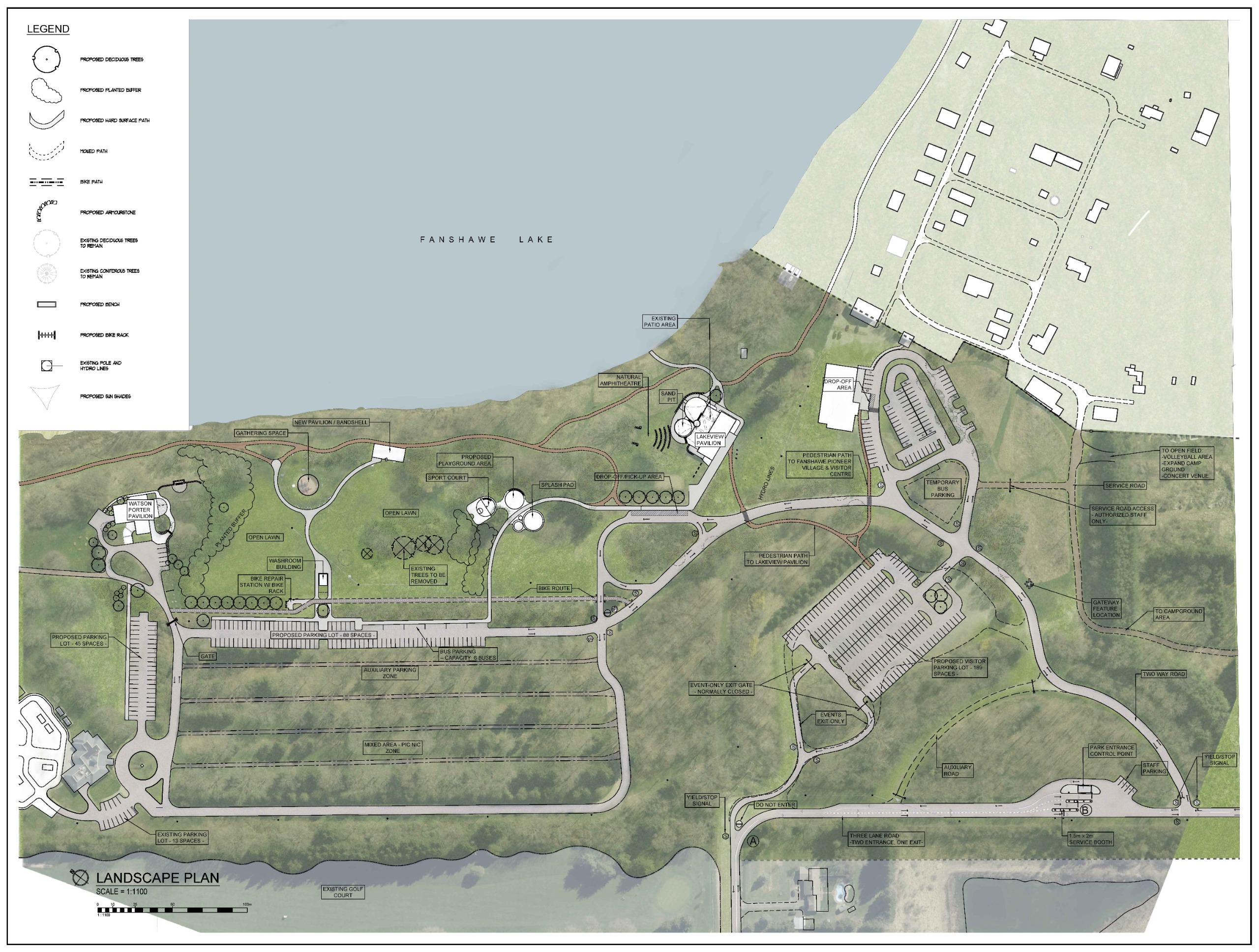 Greenspace concept drawing